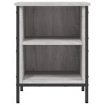 vidaXL Botník sivý dub sonoma 38x35x50 cm kompozitné drevo – Obrázok 4