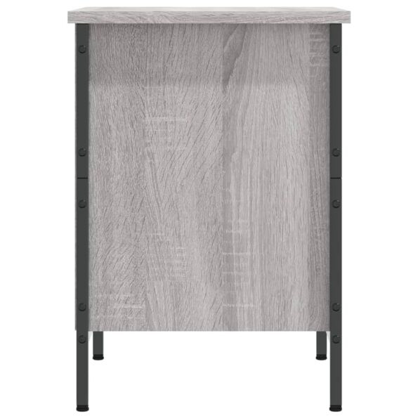 vidaXL Botník sivý dub sonoma 38x35x50 cm kompozitné drevo – Obrázok 5