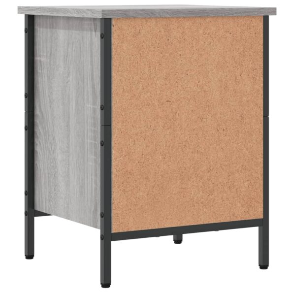 vidaXL Botník sivý dub sonoma 38x35x50 cm kompozitné drevo – Obrázok 6