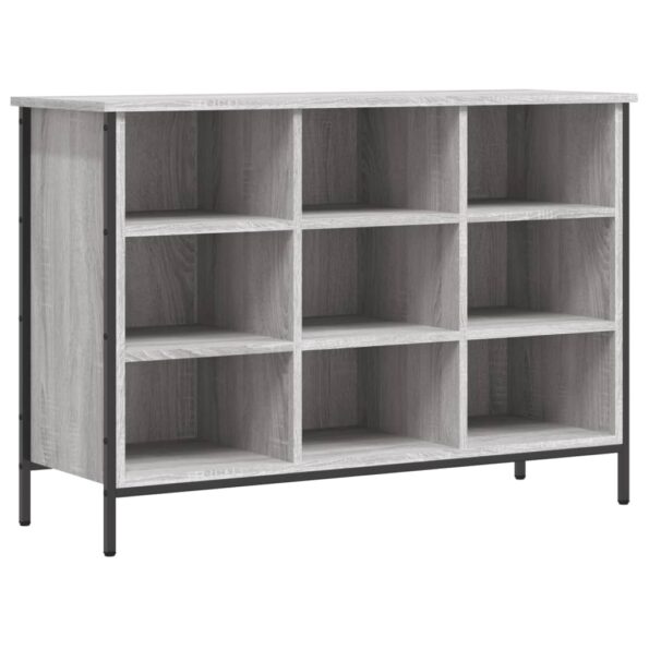 vidaXL Botník sivý dub sonoma 100x35x70 cm kompozitné drevo – Obrázok 2