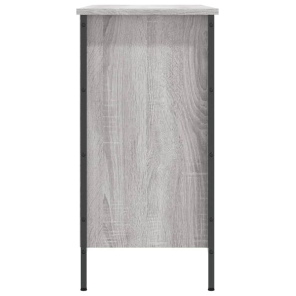 vidaXL Botník sivý dub sonoma 100x35x70 cm kompozitné drevo – Obrázok 5