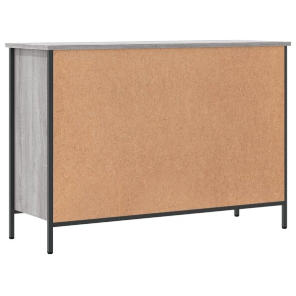 vidaXL Botník sivý dub sonoma 100x35x70 cm kompozitné drevo – Obrázok 6