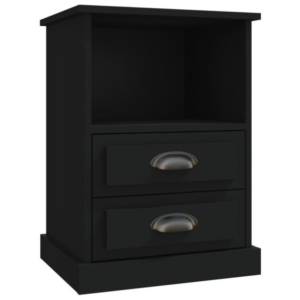 vidaXL Nočné stolíky 2 ks čierne 43x36x60 cm – Obrázok 6