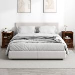 vidaXL Nočné stolíky 2 ks dymový dub 43x36x60 cm – Obrázok 3