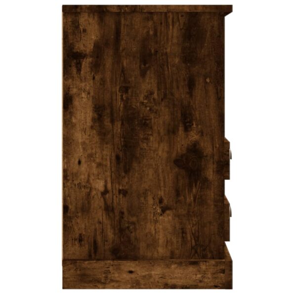 vidaXL Nočné stolíky 2 ks dymový dub 43x36x60 cm – Obrázok 9