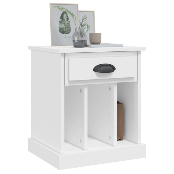 vidaXL Nočný stolík biely 43x36x50 cm – Obrázok 4