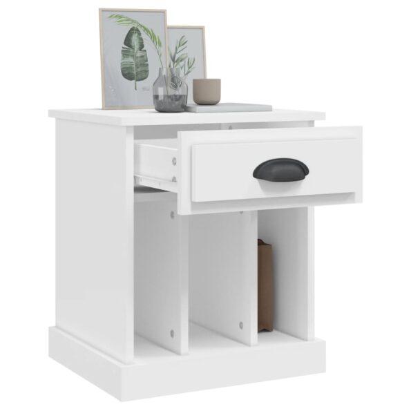vidaXL Nočné stolíky 2 ks biele 43x36x50 cm – Obrázok 5