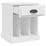 vidaXL Nočné stolíky 2 ks biele 43x36x50 cm – Obrázok 7