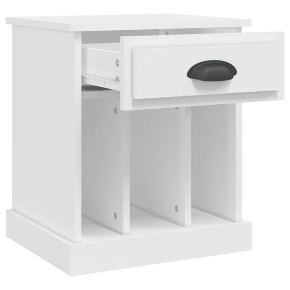 vidaXL Nočné stolíky 2 ks biele 43x36x50 cm – Obrázok 7