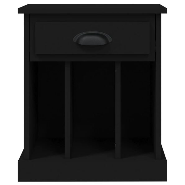vidaXL Nočný stolík čierny 43x36x50 cm – Obrázok 7