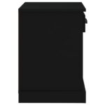 vidaXL Nočný stolík čierny 43x36x50 cm – Obrázok 8