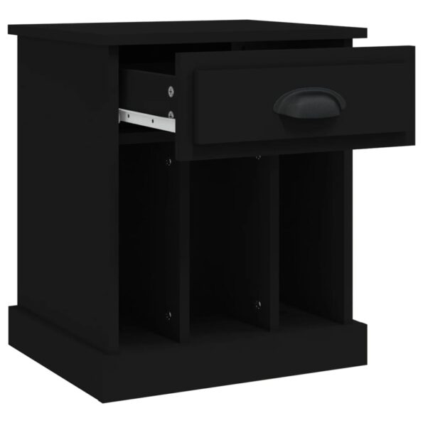 vidaXL Nočné stolíky 2 ks čierne 43x36x50 cm – Obrázok 7