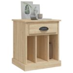 vidaXL Nočné stolíky 2 ks dub sonoma 43x36x50 cm – Obrázok 4