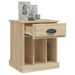vidaXL Nočné stolíky 2 ks dub sonoma 43x36x50 cm – Obrázok 5