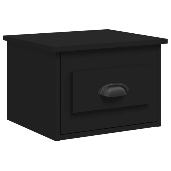 vidaXL Nástenné nočné stolíky 2 ks čierne 41,5x36x28cm – Obrázok 5