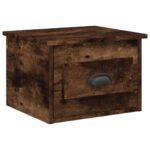 vidaXL Nástenný nočný stolík dymový dub 41,5x36x28cm – Obrázok 2
