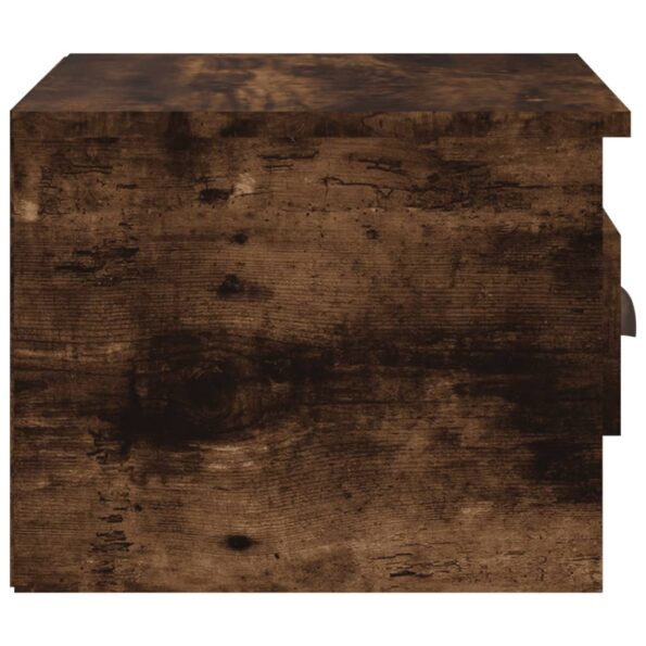 vidaXL Nástenný nočný stolík dymový dub 41,5x36x28cm – Obrázok 7
