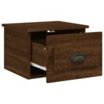 vidaXL Nástenné nočné stolíky 2 ks hnedý dub 41,5x36x28cm – Obrázok 6