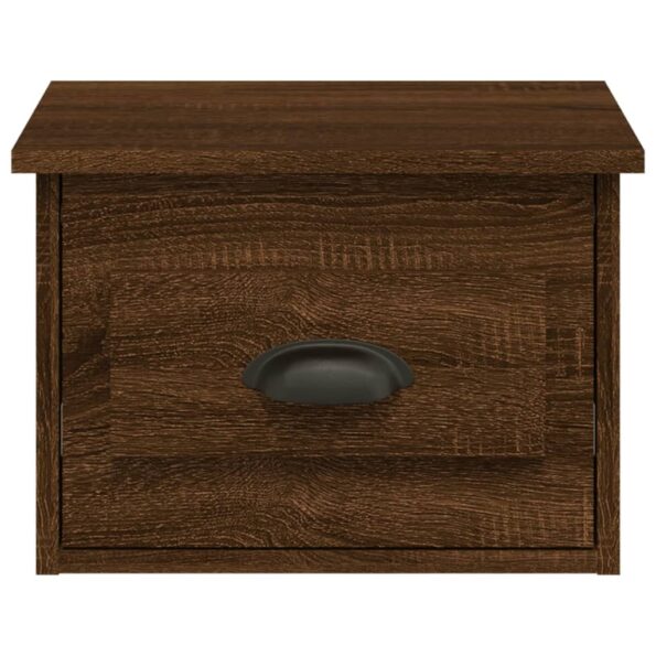vidaXL Nástenné nočné stolíky 2 ks hnedý dub 41,5x36x28cm – Obrázok 7