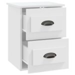 vidaXL Nástenný nočný stolík biely 41,5x36x53 cm – Obrázok 6