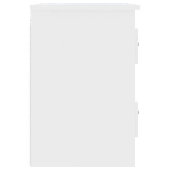 vidaXL Nástenný nočný stolík biely 41,5x36x53 cm – Obrázok 8