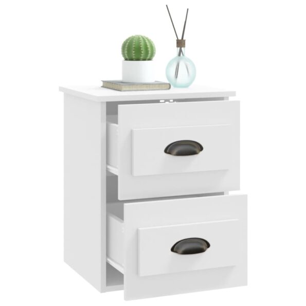 vidaXL Nástenné nočné stolíky 2 ks biele 41,5x36x53 cm – Obrázok 6
