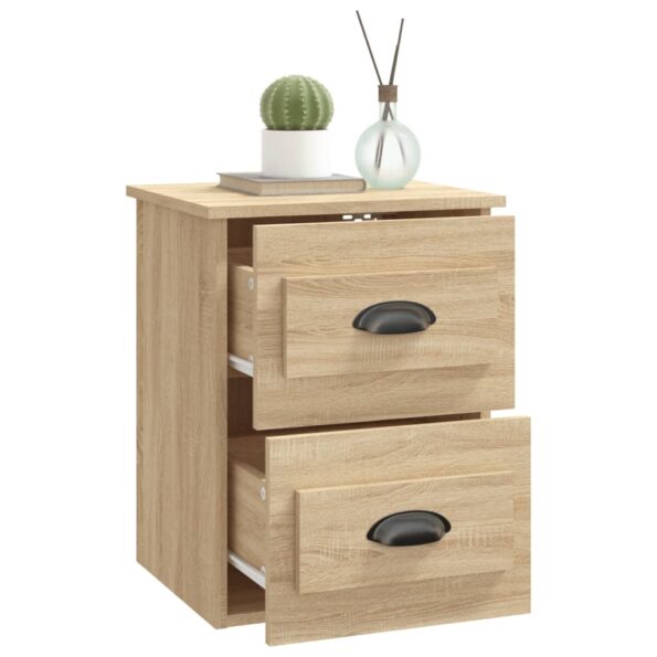 vidaXL Nástenné nočné stolíky 2 ks dub sonoma 41,5x36x53 cm – Obrázok 6