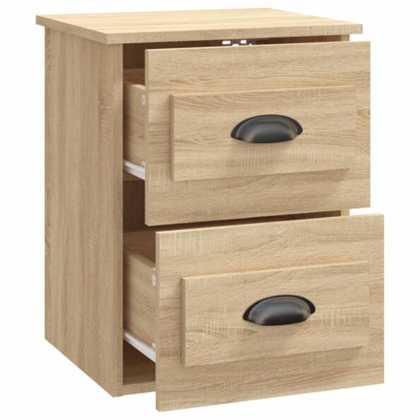 vidaXL Nástenné nočné stolíky 2 ks dub sonoma 41,5x36x53 cm – Obrázok 8