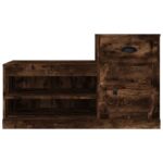 vidaXL Botník dymový dub 100x42x60 cm kompozitné drevo – Obrázok 6