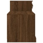 vidaXL Botník hnedý dub 100x42x60 cm kompozitné drevo – Obrázok 7