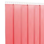 vidaXL Záves do dverí červený 300 mm x 2,6 mm 25 m PVC – Obrázok 3