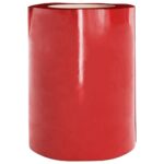vidaXL Záves do dverí červený 300 mm x 2,6 mm 25 m PVC – Obrázok 5