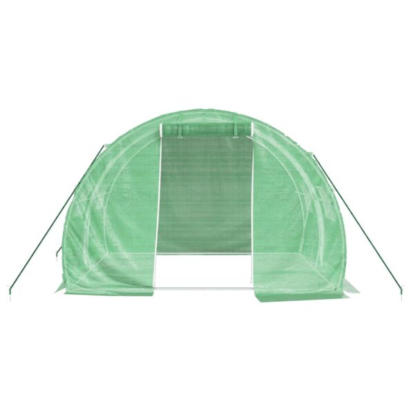 vidaXL Fóliovník s oceľovým rámom zelený 6 m² 3x2x2 m – Obrázok 4