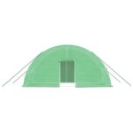 vidaXL Fóliovník s oceľovým rámom zelený 12 m² 6x2x2,85 m – Obrázok 4
