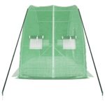 vidaXL Fóliovník s oceľovým rámom zelený 12 m² 6x2x2,85 m – Obrázok 5
