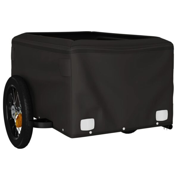 vidaXL Vozík za bicykel, čierno zelený 30 kg, železo – Obrázok 5