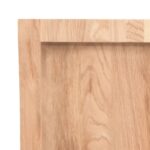 vidaXL Kúpeľňová doska bledohnedá 140x60x(2-4) cm ošetrený masív – Obrázok 9