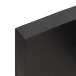vidaXL Stolová doska tmavohnedá 120x40x(2-6) cm ošetrený dubový masív – Obrázok 4