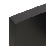 vidaXL Stolová doska tmavohnedá 120x40x(2-6) cm ošetrený dubový masív – Obrázok 8