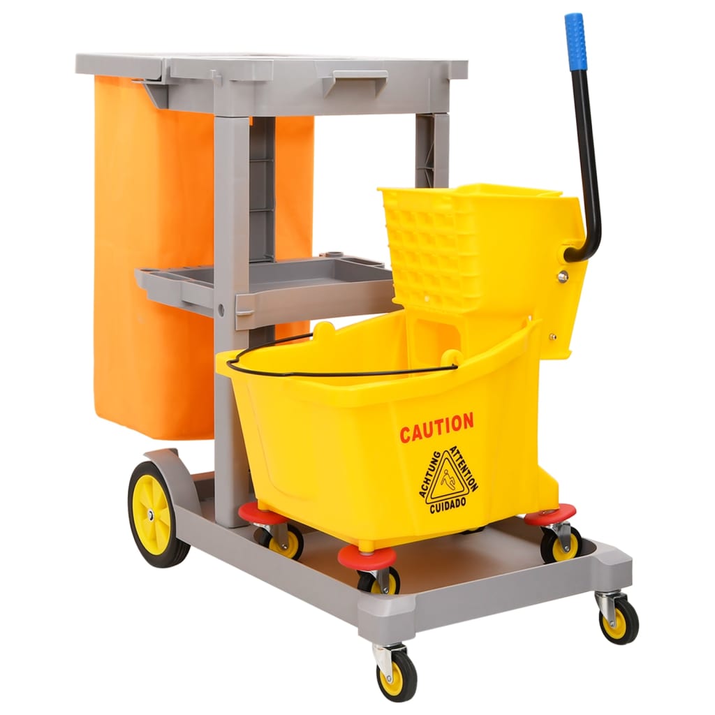 VXL8720845852672_a_en_hd_1.jpg vidaXL Upratovací vozík s vedrom na mop polypropylén – Obrázok 1