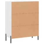 vidaXL Komoda biela 69,5x34x90 cm kompozitné drevo – Obrázok 8