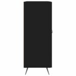 vidaXL Komoda čierna 69,5x34x90 cm kompozitné drevo – Obrázok 7