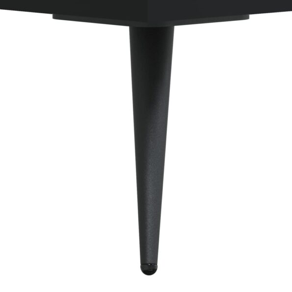 vidaXL Komoda čierna 69,5x34x90 cm kompozitné drevo – Obrázok 11