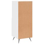 vidaXL Komoda lesklá biela 34,5x34x90 cm spracované drevo – Obrázok 8