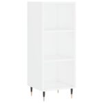 vidaXL Komoda biela 34,5x32,5x90 cm kompozitné drevo – Obrázok 2