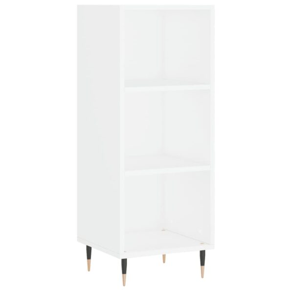 vidaXL Komoda biela 34,5x32,5x90 cm kompozitné drevo – Obrázok 2