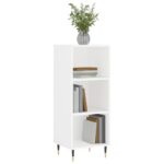 vidaXL Komoda biela 34,5x32,5x90 cm kompozitné drevo – Obrázok 3
