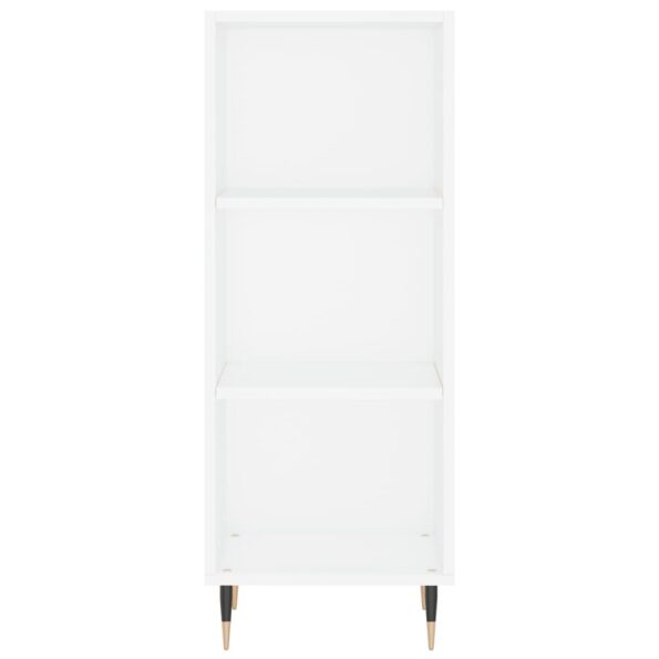 vidaXL Komoda biela 34,5x32,5x90 cm kompozitné drevo – Obrázok 4