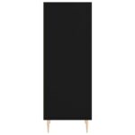 vidaXL Komoda čierna 34,5x32,5x90 cm kompozitné drevo – Obrázok 5