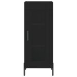 vidaXL Komoda čierna 34,5x34x90 cm spracované drevo – Obrázok 5